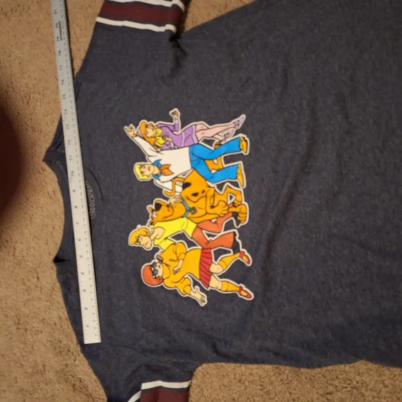 Scooby-Doo Men' s XS T-SHIRT/ gray with Scooby-Doo design - Picture 7 of 9
